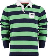 NZA New Zealand Auckland Lange mouw Polo shirt - 21AN250 Herekina Olijf (Maat: XL)