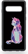 Polygone cat Telefoonhoesje - Samsung Galaxy S10
