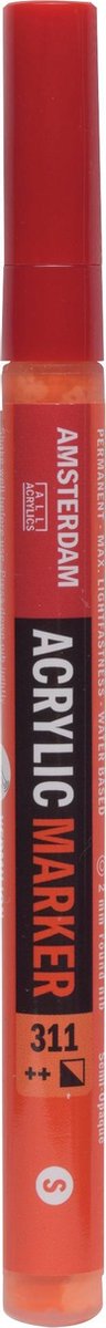 Amsterdam Markers 2 mm Vermiljoen 311