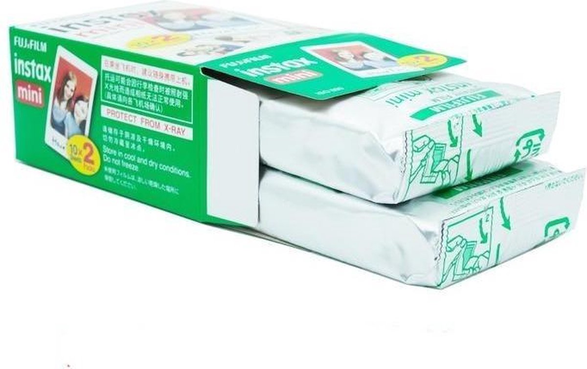 10/20/40/60/80/100 vellen Instax mini 11/9 films witte rand, 3 inch brede film voor instant camera - 10 vellen [80 vellen] thumbnail 3