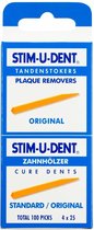 Stimudent Origineel - 4x 25 st - Tandenstoker