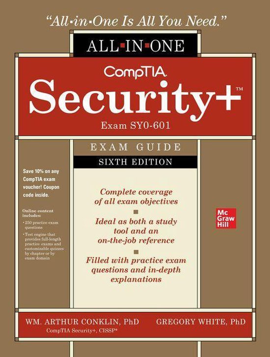 CompTIA Security+ All-in-One Exam Guide, (Exam SY0-601) - cover