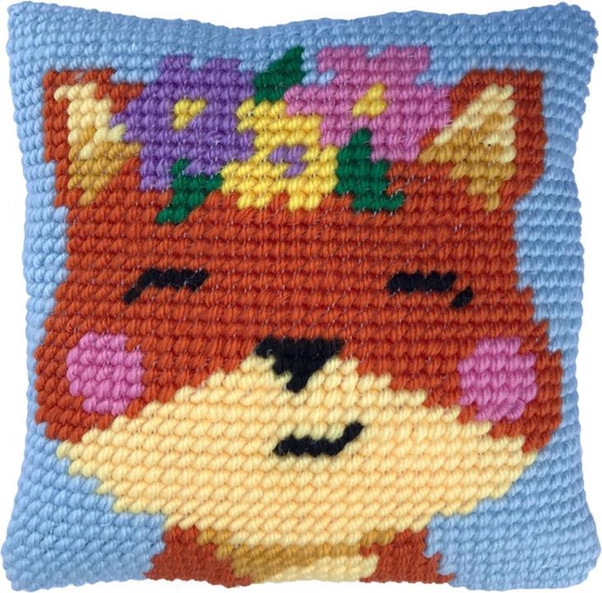 Needleart World Spring time Foxv Kruissteekkussen pakket