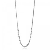 ZINZI zilveren fantasie collier gourmet bol 42-45cm ZIC1657