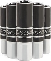 Smoos® Losse dop 8 mm extra lang met 3/8 opname - 5 stuks