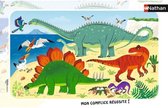 Frame puzzel 15 stukjes - Jurassic dinosaurussen