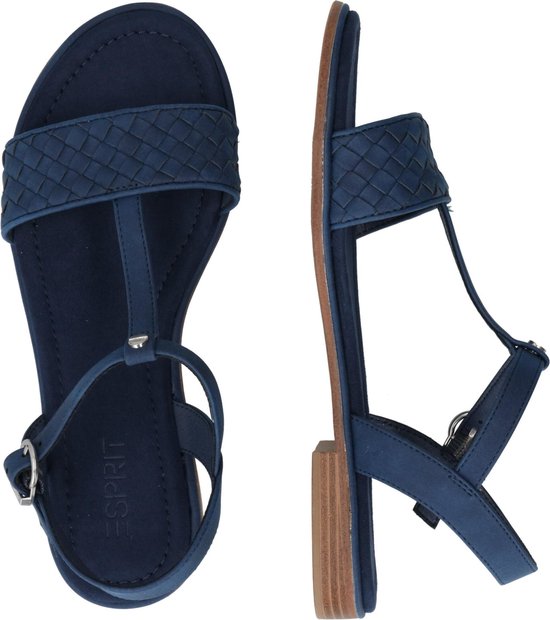 Esprit sandalen met riem moa Blauw-38 | bol.com
