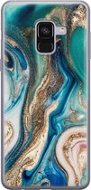 Samsung Galaxy A8 2018 siliconen hoesje - Magic marble - Soft Case Telefoonhoesje - Multi - Marmer