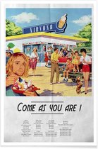 JUNIQE - Poster Come As You Are -40x60 /Kleurrijk