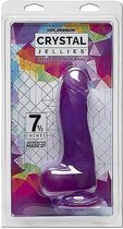 7.5 Inch Master Cock with Balls - Purple