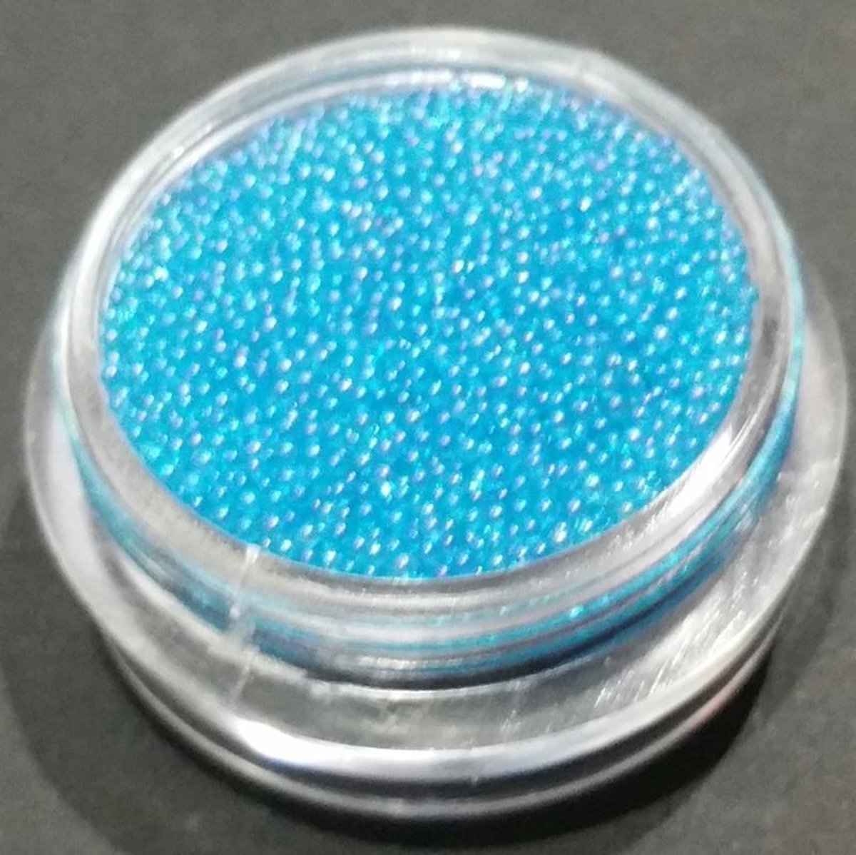 Goedkoopste Nailart Caviar Beads - Kaviaar Nagels - Korneliya caviar Holografisch Aquamarine