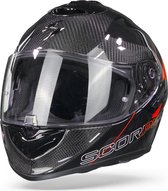 Scorpion EXO-1400 Carbon Air Drik Black Red Full Face Helmet L