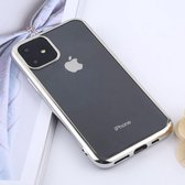 Mobigear Hoesje geschikt voor Apple iPhone 11 Telefoonhoesje Flexibel TPU | Mobigear Royal Backcover | iPhone 11 Case | Back Cover - Transparant / Zilver
