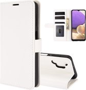 Samsung Galaxy A32 (5G) hoesje, Wallet bookcase, Wit | GSM Hoesje / Telefoonhoesje Geschikt Voor: Samsung Galaxy A32 (5G)