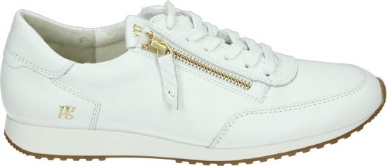 Paul Green 4979 - Volwassenen Lage sneakers - Kleur: Wit/beige - Maat: 43 |  bol.com