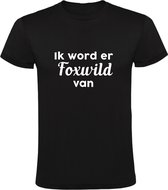 Foxwild Heren t-shirt | massa is kassa | Peter Gillis | Foxwild | Hatseflatse | Zwart