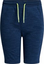 WE Fashion Jongens gemêleerde joggingshort met tapedetails