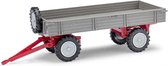 Busch - Anhänger T4 Grau/rot (Mh010205) - modelbouwsets, hobbybouwspeelgoed voor kinderen, modelverf en accessoires