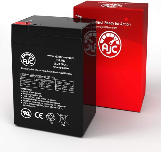 Green Cell AGM gel accu - Wordt meteen verzonden 4V 4.5Ah