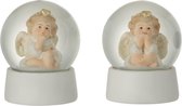 J-Line Waterbal Engel Winter Poly Champagne Small Assortiment Van 2