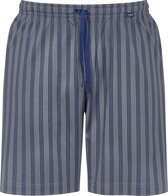 Mey pyjamabroek kort - Cranbourne - blauw met grijs gestreept - Maat: S