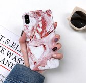 Volledige dekking Glossy Marble Texture Schokbestendige TPU Case voor iPhone XS Max