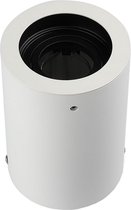 LED Opbouwspot - Plafondspot - Nivra Halo - GU10 Fitting - Rond - Mat Wit - Aluminium