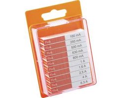 ESKA 12009 Buiszekering assortiment (Ø x l) 5 mm x 20 mm Snel -F- Inhoud: 100 stuk(s)