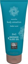 SHIATSU Massage & Glide Gel 2 in 1 Amber