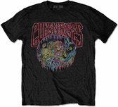 Guns N' Roses Heren Tshirt -S- Illusion Tour Zwart