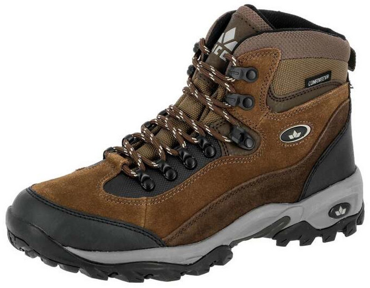 Lico Wandelschoenen Milan Suède Waterdicht Bruin Maat 37