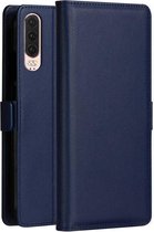 DZGOGO MILO-serie PC + PU horizontale flip lederen case voor Huawei P30, met houder en kaartsleuf en portemonnee (blauw)