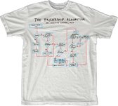 THE BIG BANG - T-Shirt Sheldon Friendship Algorithm - White (M)