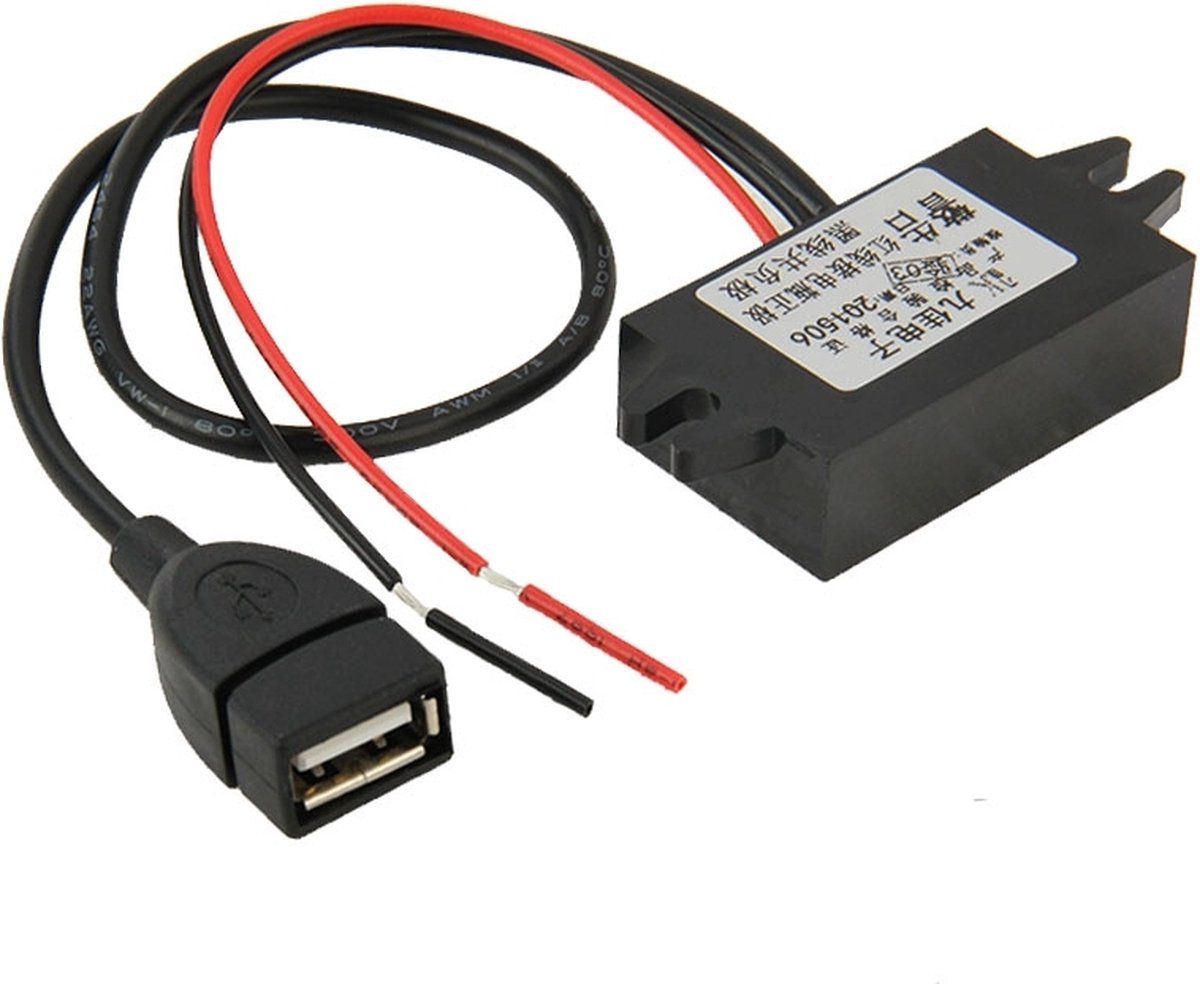 12V naar 5V USB Auto-oplader Adapter Step Down Module DC-DC-converter voor  GPS /