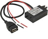 12V naar 5V USB Auto-oplader Adapter Step Down Module DC-DC-converter voor GPS / Voertuigrecorder
