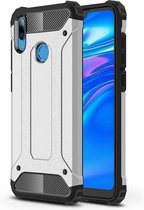 Magic Armor TPU + PC Combination Case voor Huawei Y7 (2019) (zilver)