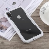 Acrylic + TPU schokbestendig hoesje voor iPhone XS Max (wit)