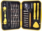Kijk Mobiele Telefoon Demontage Reparatie Tool Multifunctioneel Diep Gat 38 in 1 Combinatie Schroevendraaier Set (Geel)