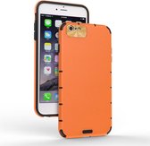 Voor iPhone 6 Plus & 6s Plus schokbestendige graan PC + TPU Case (oranje)