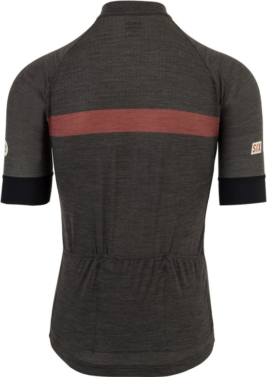 AGU Merino Fietsshirt SIX6 Heren - Zwart - M van AGU — afbeelding 2