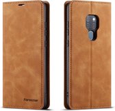 Voor Huawei Mate 20 Forwenw Dream Series Oil Edge Strong Magnetism Horizontal Flip Leather Case met houder & kaartsleuven & Wallet & Photo Frame (bruin)