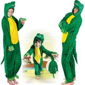 Onesie Volwassenenkostuum Krokodil Pluche - Maat - Maat M/L