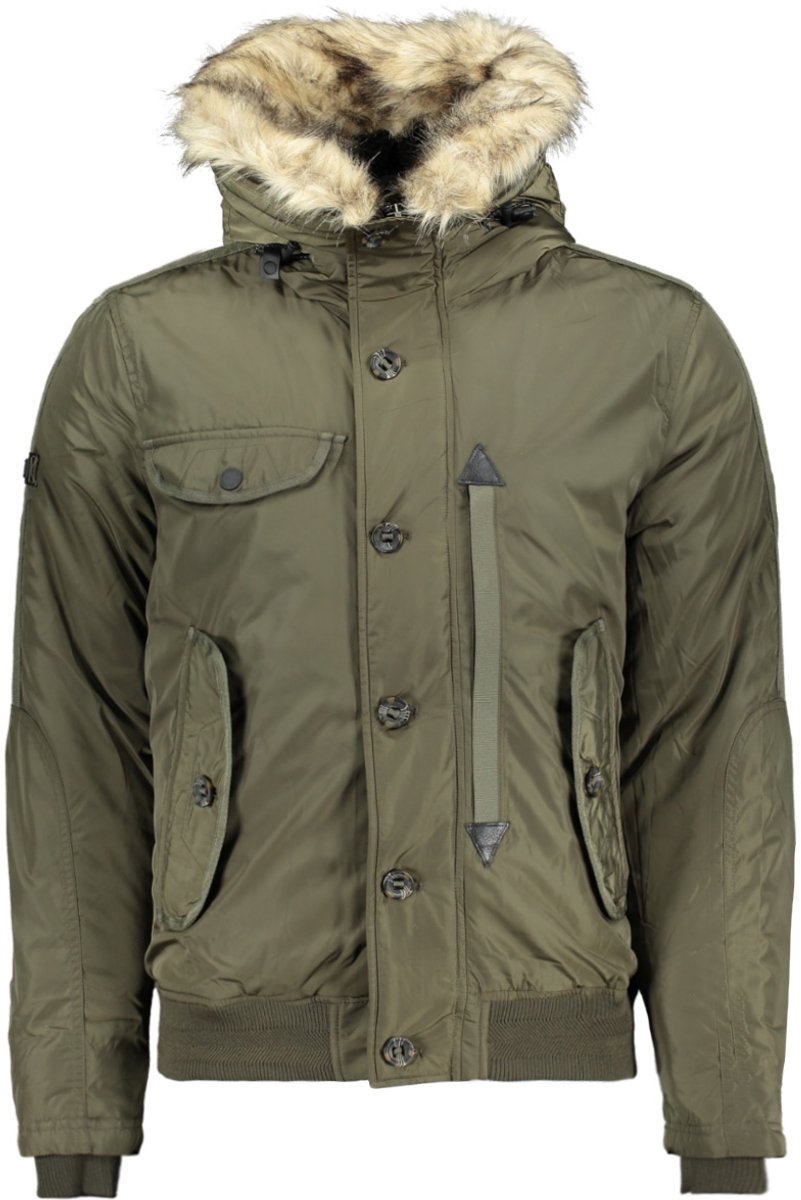 Superdry Jas Chinook Rescue Bomber M5010341a Mannen Groen