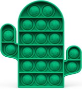 Pop it van By Qubix Pop it fidget toy - Cactus - Groen - fidget toy van hoge kwaliteit!