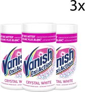 Vanish Oxi Action Crystal White Base Poeder - Voor Witte Was - 1,5kg x3