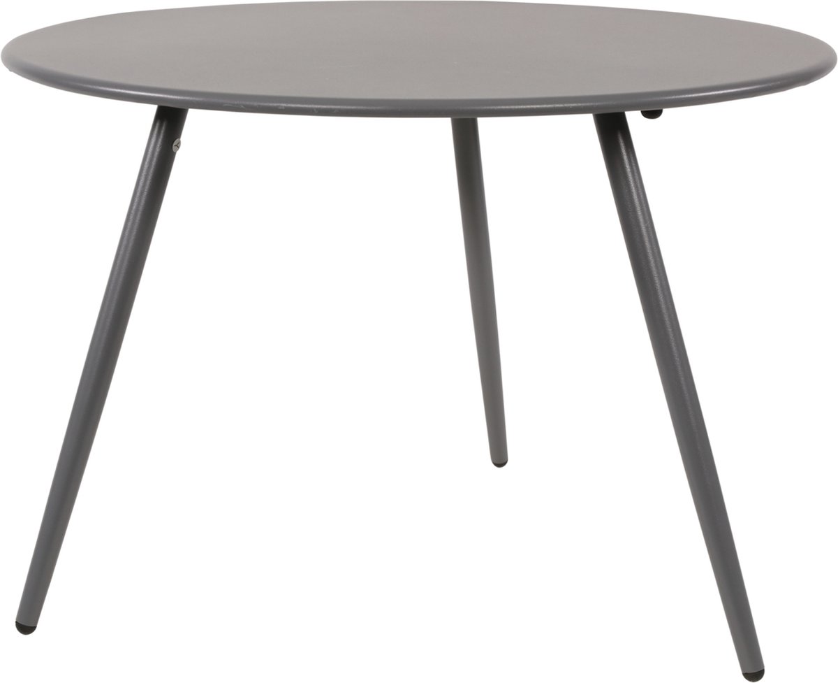 Lesli Living Table d'appoint Rafael - 60x41 cm - Gris