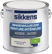 Sikkens Binnenmuurverf Mat - RIJKS kleuren - RIJKS licht grijs - 2,5 Liter