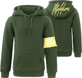 Malelions Junior Captain Hoodie - Army/Yellow