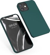 kwmobile telefoonhoesje voor Apple iPhone 12 / 12 Pro - Hoesje met siliconen coating - Smartphone case in turqoise-groen