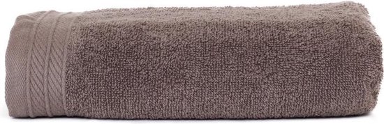 The One Towelling Organic Handdoek - Hoge vochtopname - Met ophanglus - 550 gr/m² - 100% Organisch katoen - 50 x 100 cm - Taupe